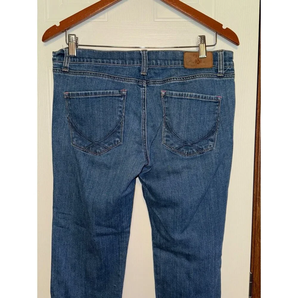 PINK Victorias Secret Mid Rise Straight Leg Jeans Size 8 - Picture 6 of 11